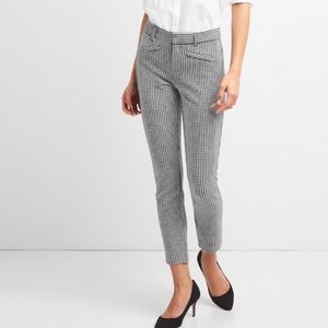 Gap Skinny Ankle Gingham pants